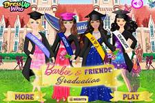 Barbie And Friends Graduation, Dressing Games - Play Online Free :  Atmegame.com