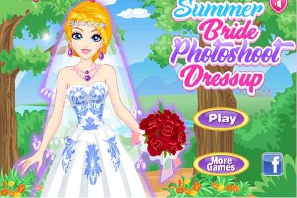 Summer Bride Photoshoot Dressup games