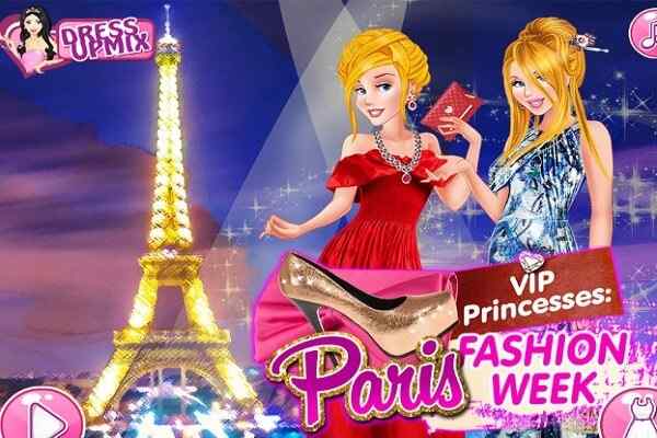 VIP Princesses Paris Fashion Week games
