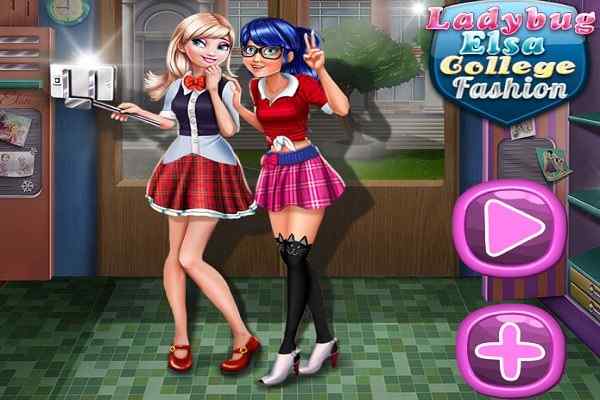 Ladybug Elsa College Fashion games