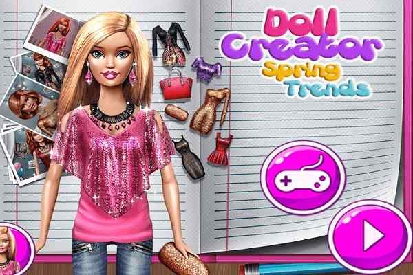 Doll Creator Spring Trends games