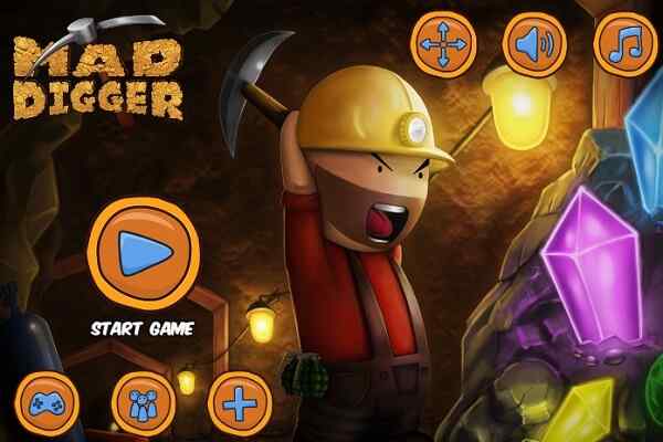 Super Mad Digger games