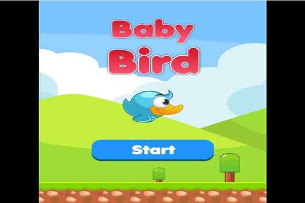 Baby Bird flies in the Sky games