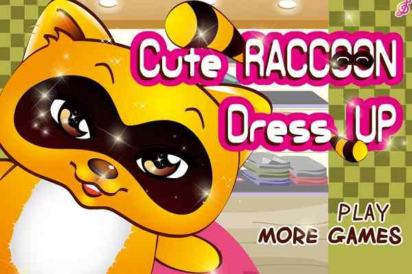 Cute Raccoon Dress Up games