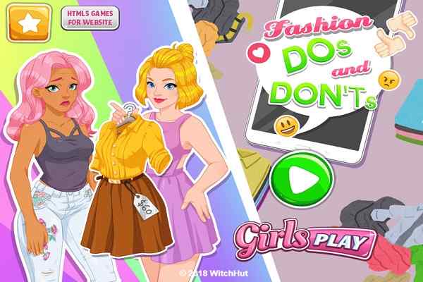 Fashion DOs and DONTs games