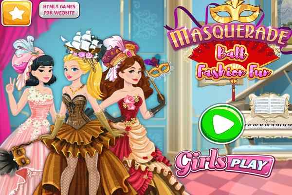 Masquerade Ball Fashion Fun games