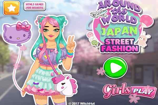 Around The World Japan Street Fashion games