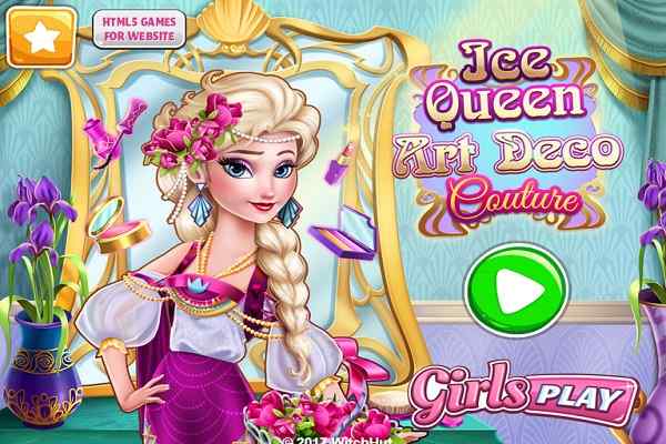 Ice Queen Art Deco Couture games