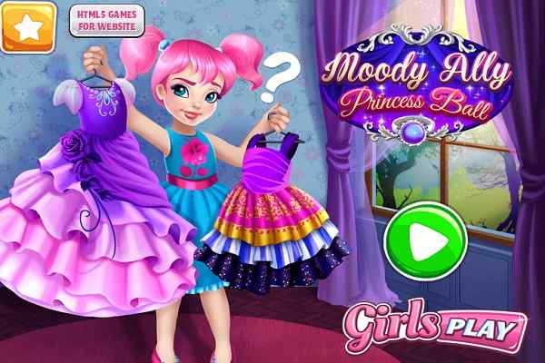 Moody Ally Princess Ball games