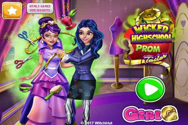 Wicked High School Prom Tailor games