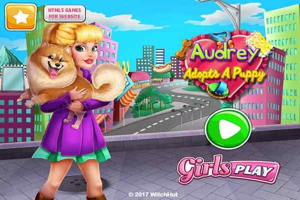Audrey Adopts a Puppy games