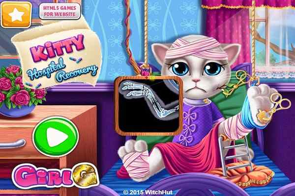 Kitty Hospital Recovery games