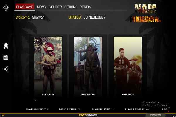 Nam  The Resistance War games