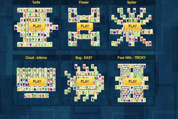 Blue Mahjong HD games