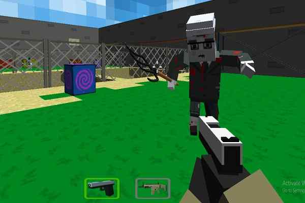 Cube Arena Zombie Warfare games