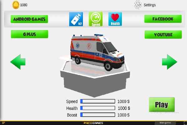 Ambulance Rescue Highway Race games