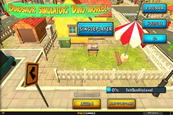 Dinosaur Simulator Dino World games