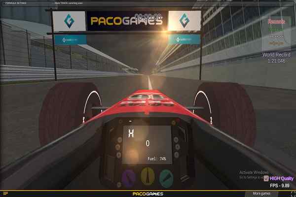 Formula Online games