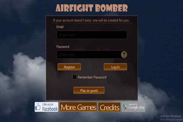 Play Online Airfight Bomber Game