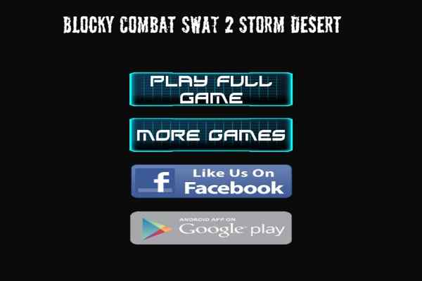 Blocky Combat Swat 2 Storm Desert games
