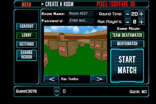 Pixel Toonfare 3D games