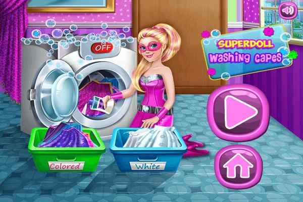 Superdoll Washing Capes games