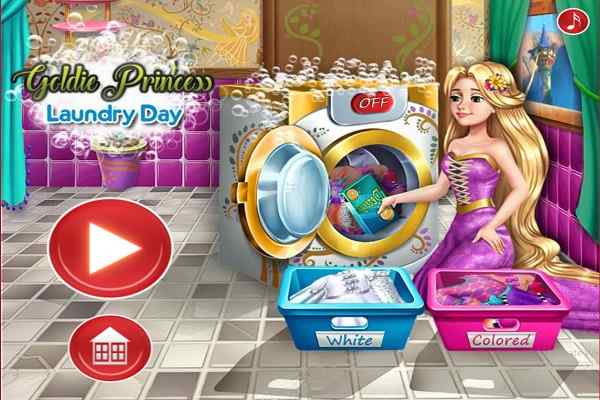 Goldie Princess Laundry Day games