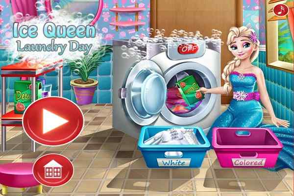 Ice Queen Laundry Day games