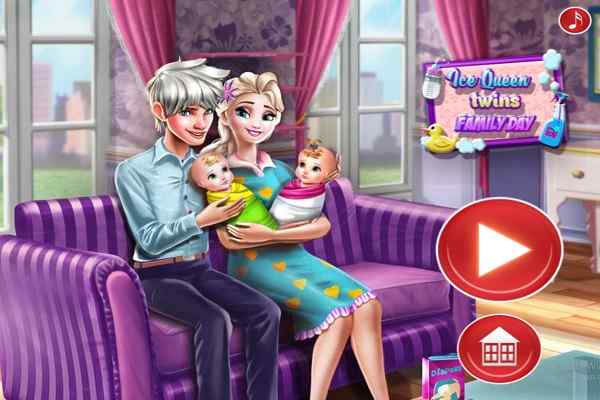 Ice Queen Twins Family Day games