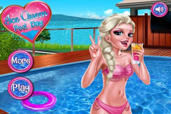 Ice Queen Pool Day games
