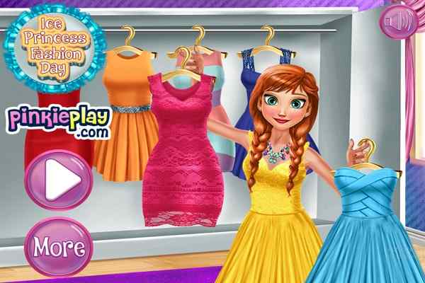 Ice Princess Fashion Day H5 games