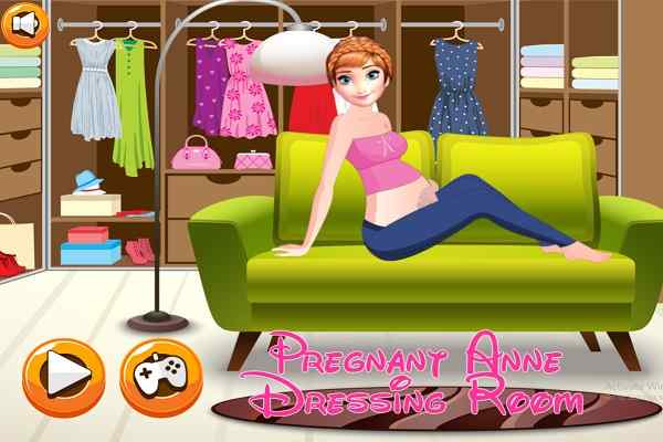 Pregnant Anne Dressing Room games