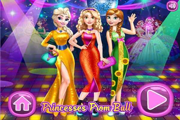 Princesses Prom Ball games
