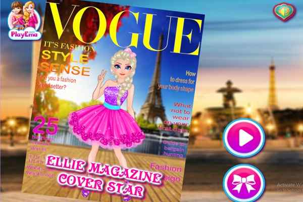 Ellie Magazine Cover Star games