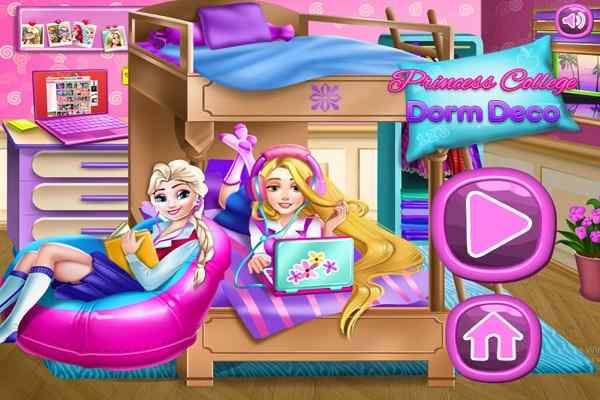 Princess College Dorm Deco games