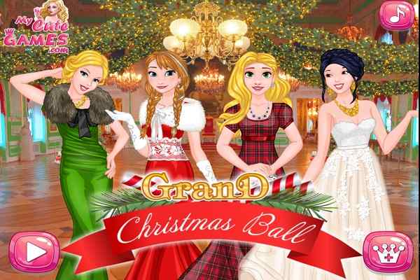Princess Grand Christmas Ball games