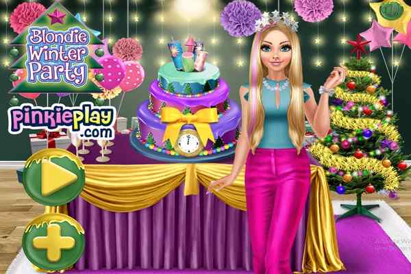 Blondie Winter Party games