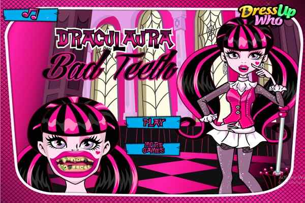 Draculaura Bad Teeth games