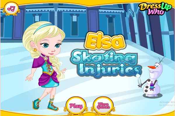 Elsa Ice Skating Injuries games