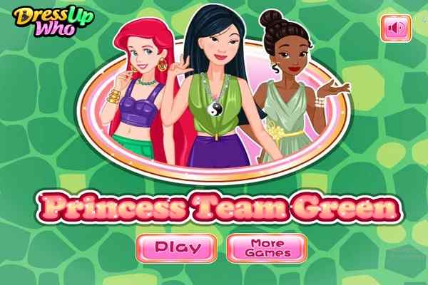 Princess Team Green games