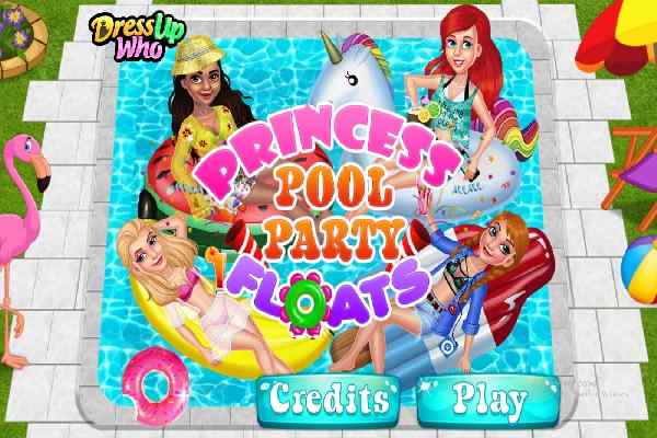 Princess Pool Party Floats games