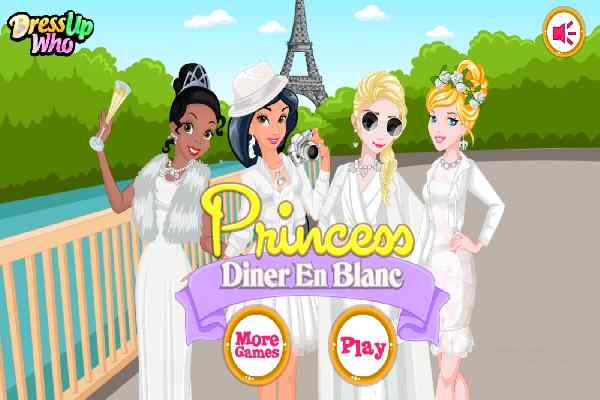Princess Diner de Blanc games