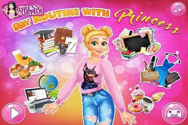 Day Routine with Princess games