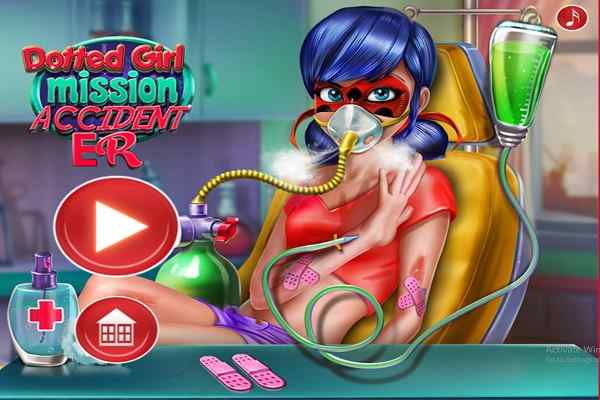 Dotted Girl Mission Accident ER games