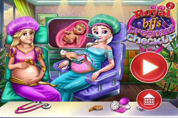 Royal BFFs Pregnant Check up games