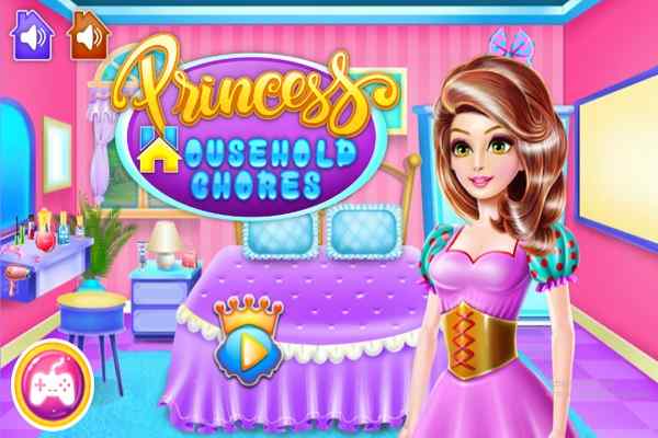 Princess House Hold Chores games