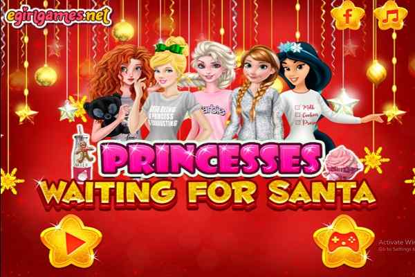 Princess Waiting For Santa games