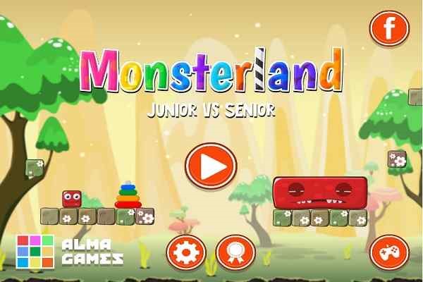 Monsterland Junior vs Senior Deluxe games
