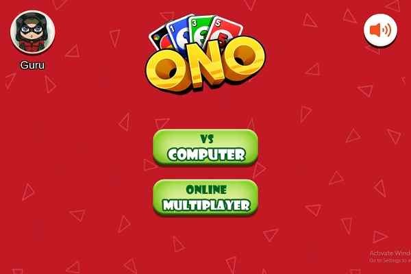 ONO Card Game games