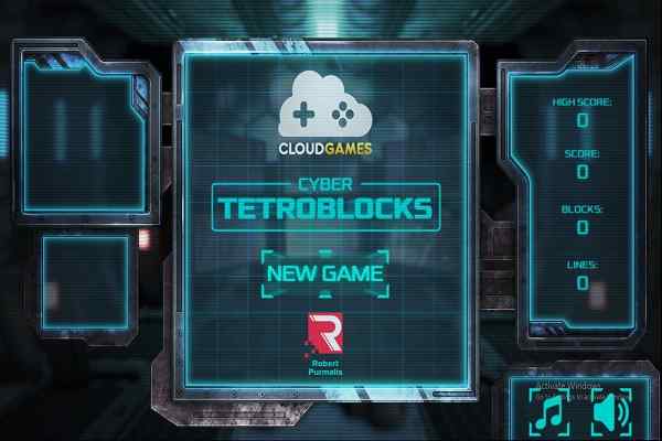 Cyber Tetroblocks games